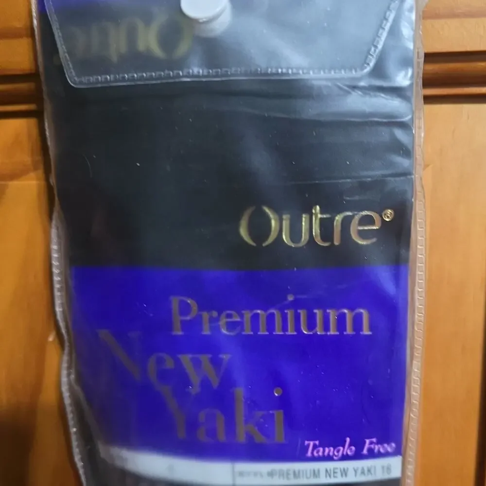 Outre Premium 100% Human Hair Weave PURPLE PACK YAKI 16